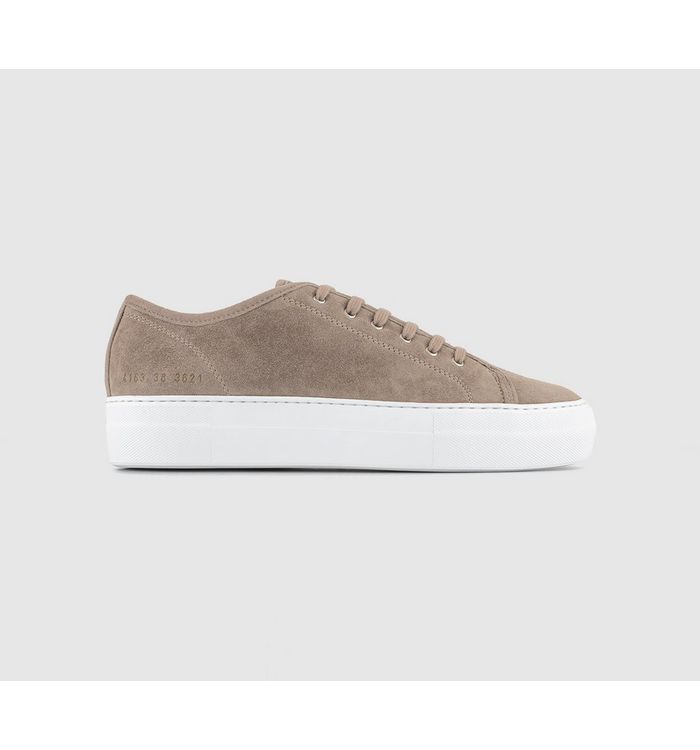 Common Projects Tournament Low Super Trainers Brown Shearling