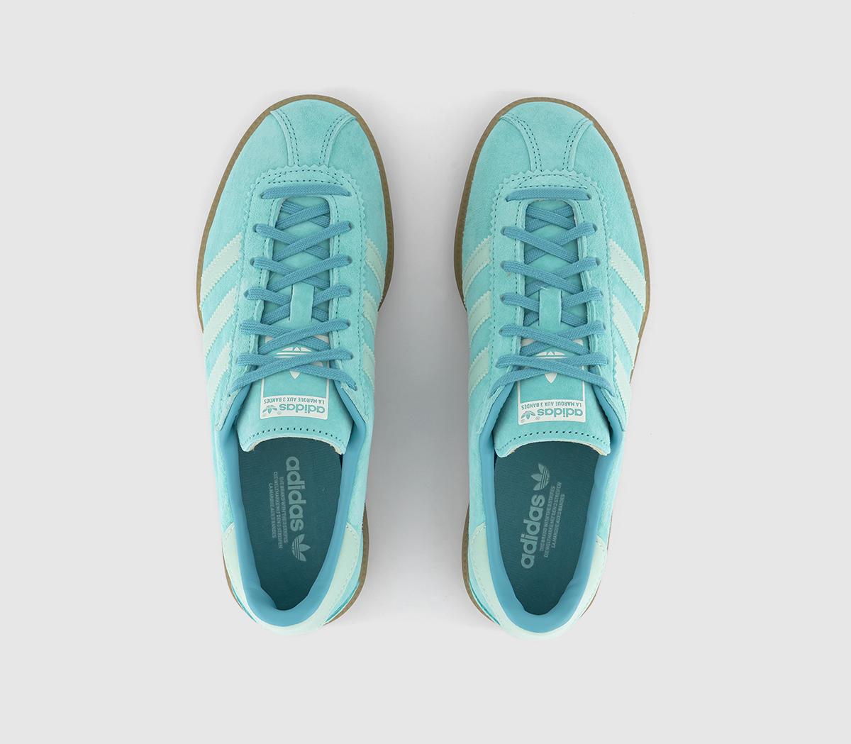 adidasBermuda TrainersSky Blue White Gum