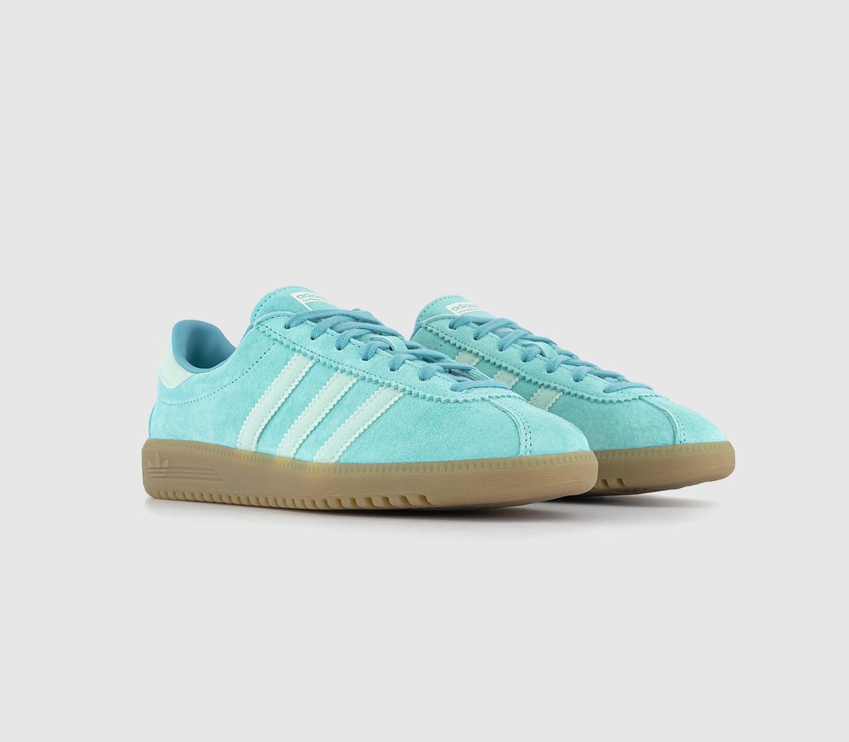 adidasBermuda TrainersSky Blue White Gum