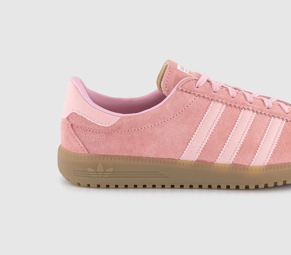 adidasBermuda TrainersPink White Gum