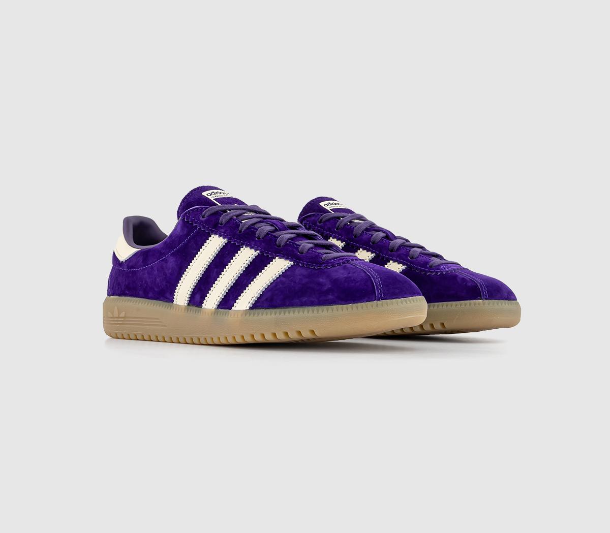 adidasBermuda TrainersCollegiate Purple Cream White Dark Purple