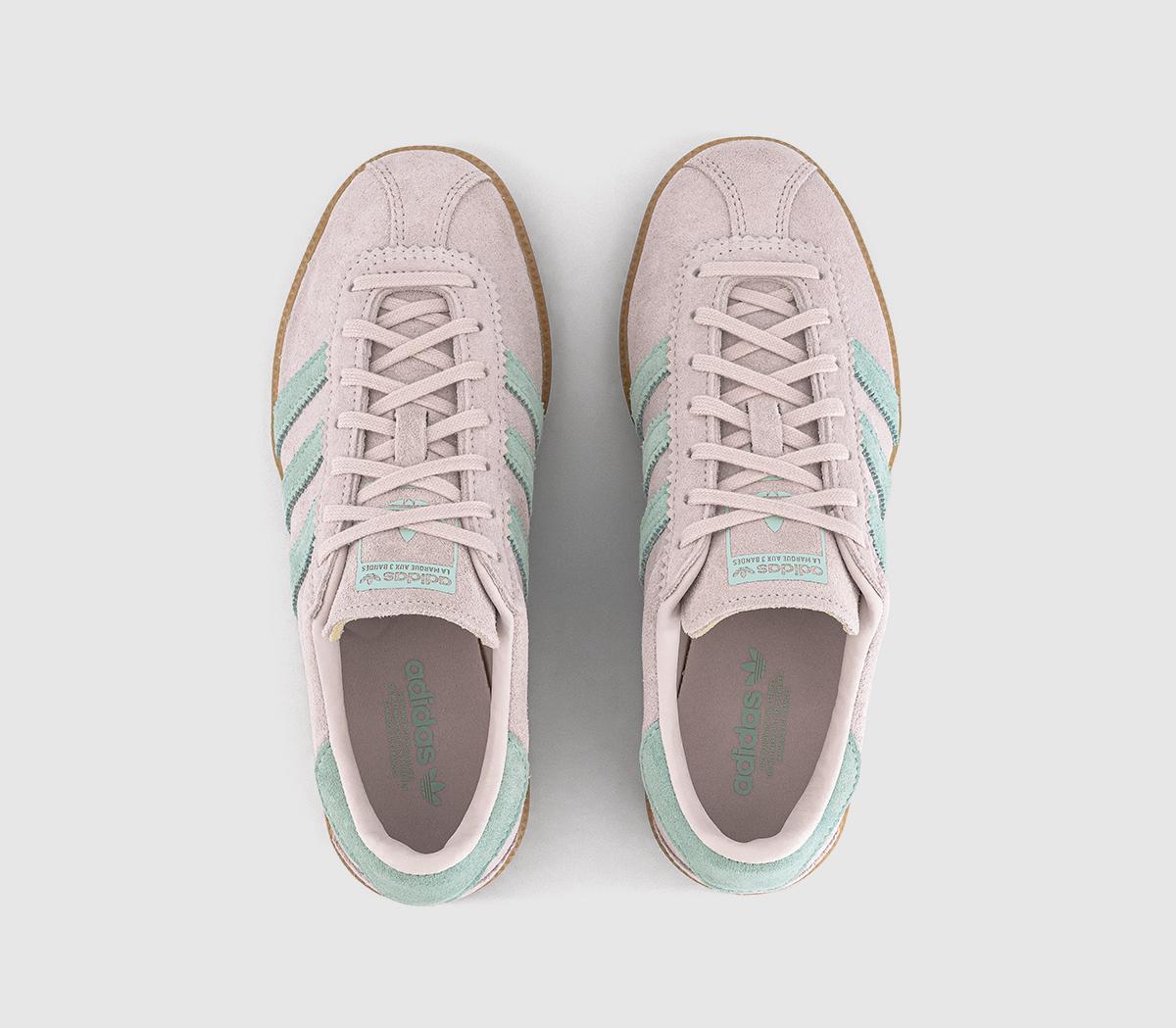 adidasBermuda TrainersPutty Mauve Semi Flash Aqua Gum