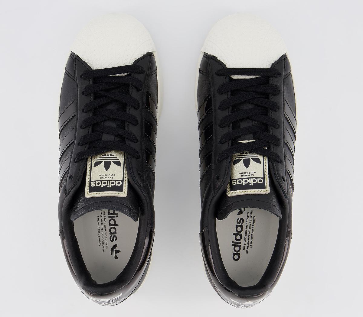 adidas Superstar Bold Trainers Core Black Off White - Women's Trainers