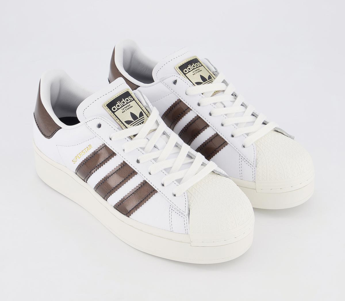 adidasSuperstar Bold TrainersWhite White Black