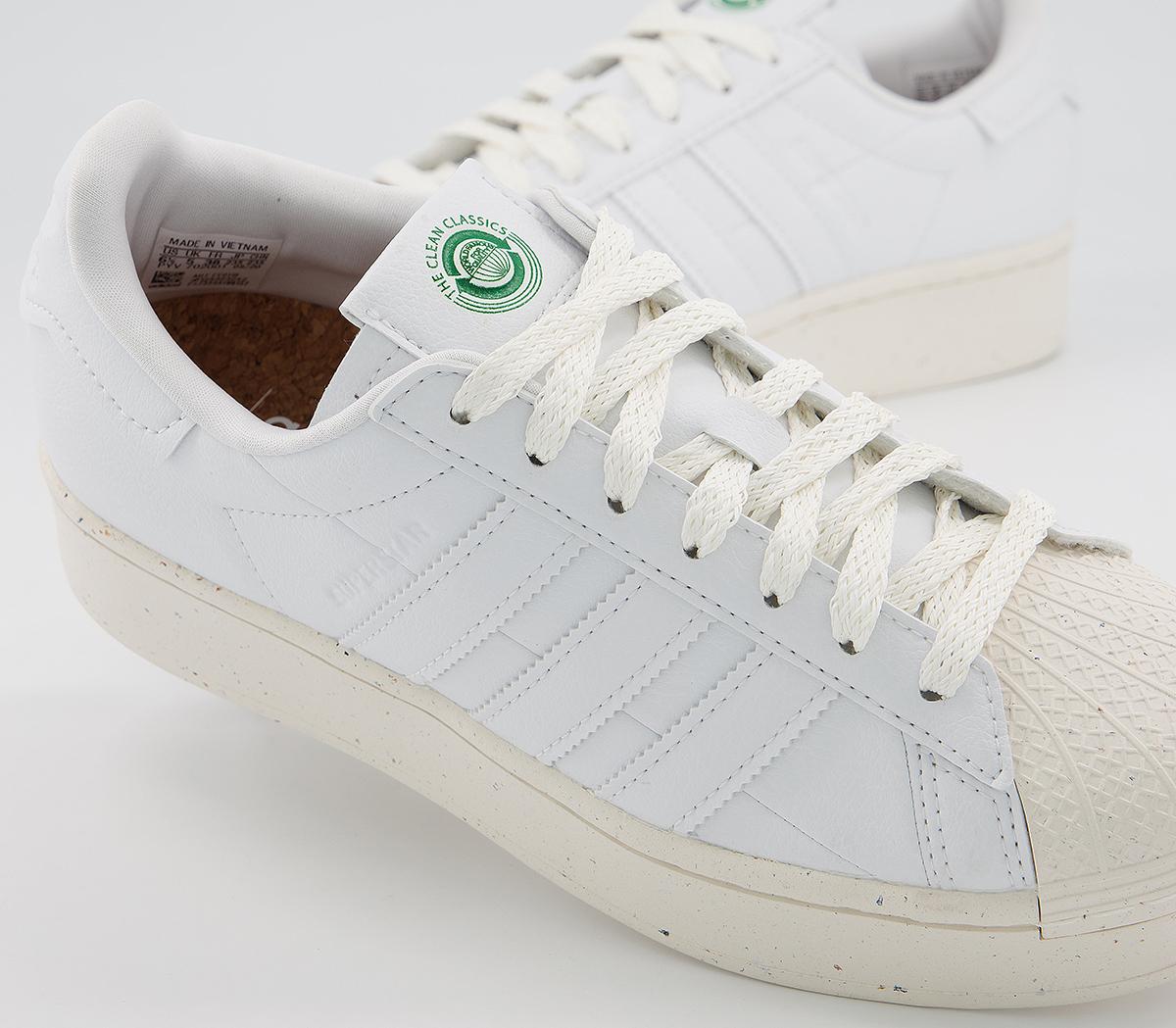 adidas Superstar Bold 'Clean Classics' Trainers White Off White