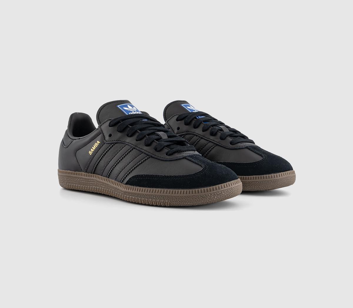 adidasSamba OG TrainersBlack Black Gum