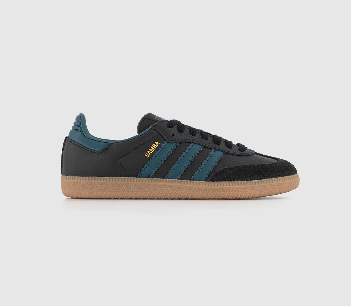 Adidas originals samba og trainer blue night / footwear white / gum sale