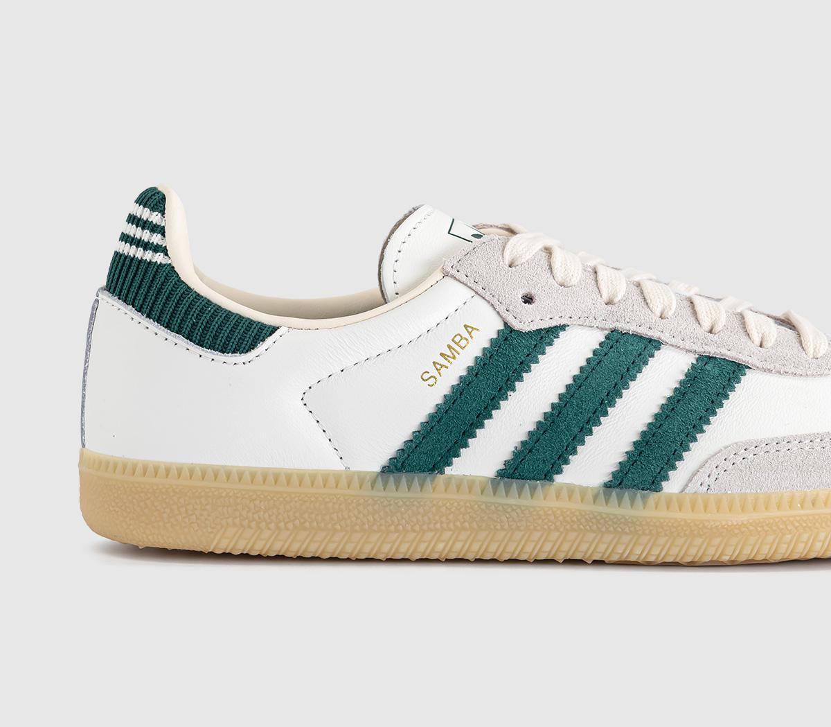 adidasSamba OG TrainersCloud White Collegiate Green Gum