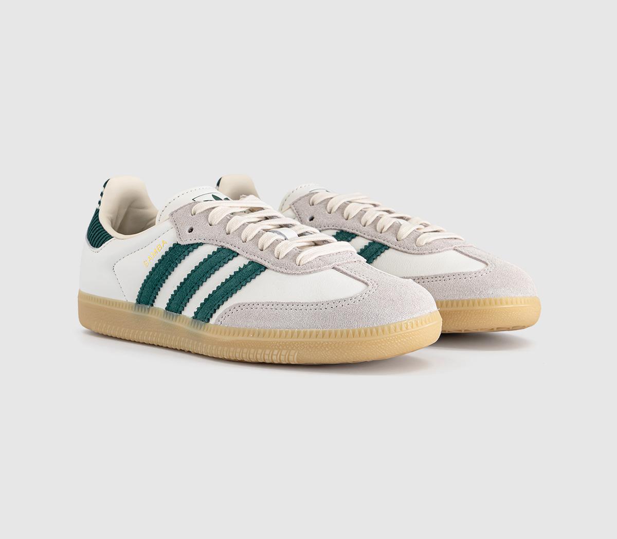 adidasSamba OG TrainersCloud White Collegiate Green Gum