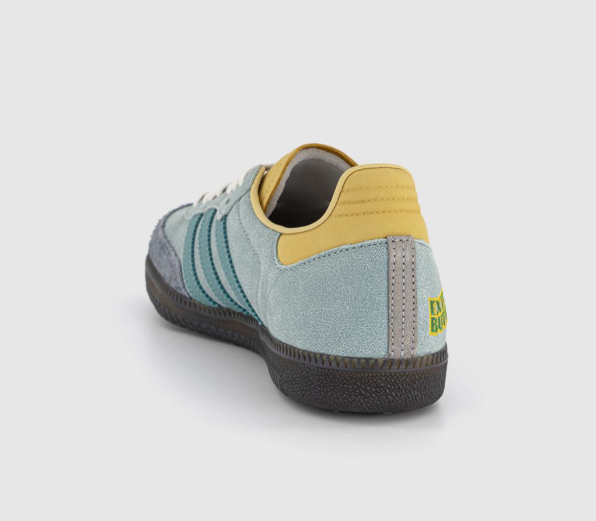 adidas gazelle silver green womens Adidas x Wales Bonner Mens Samba Shoes – Extra Butter main image 1