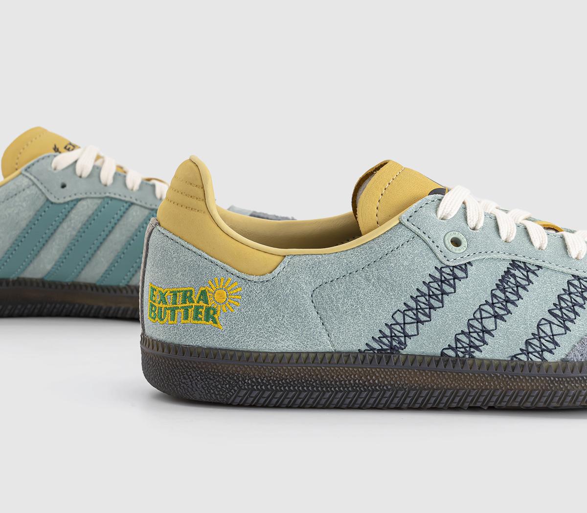 adidas Samba OG Trainers Chalk White Gum Chalk White Extra Butter - Men's  Trainers