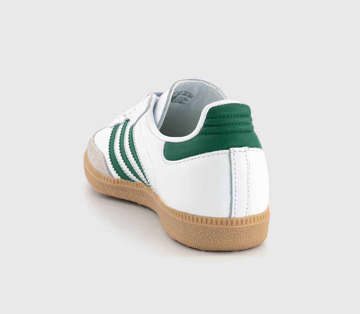 adidas Samba OG Trainers adidas Samba OG Trainers White Collegiate Green Gum