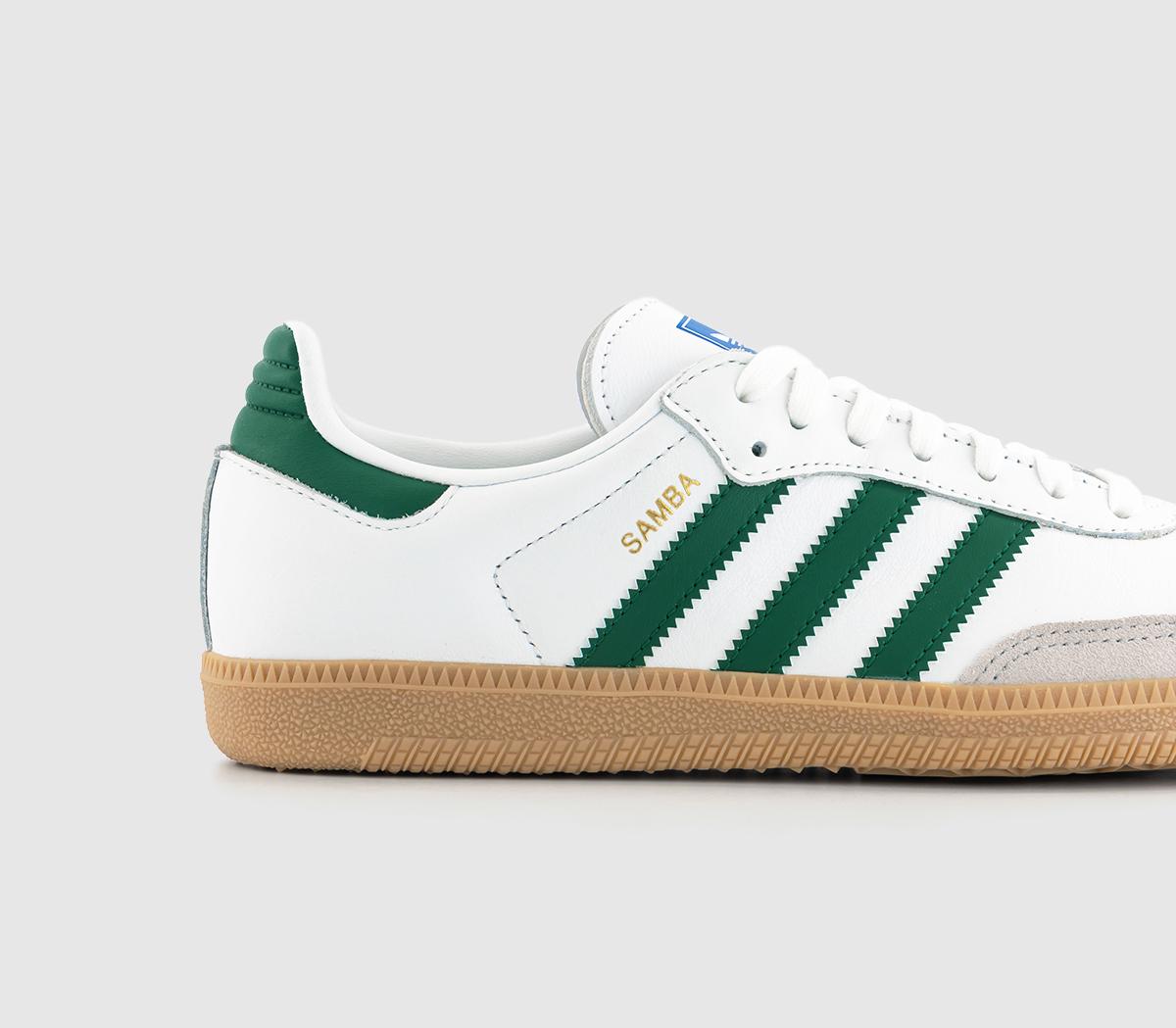 adidas Samba OG Trainers adidas Samba OG Trainers White Collegiate Green Gum