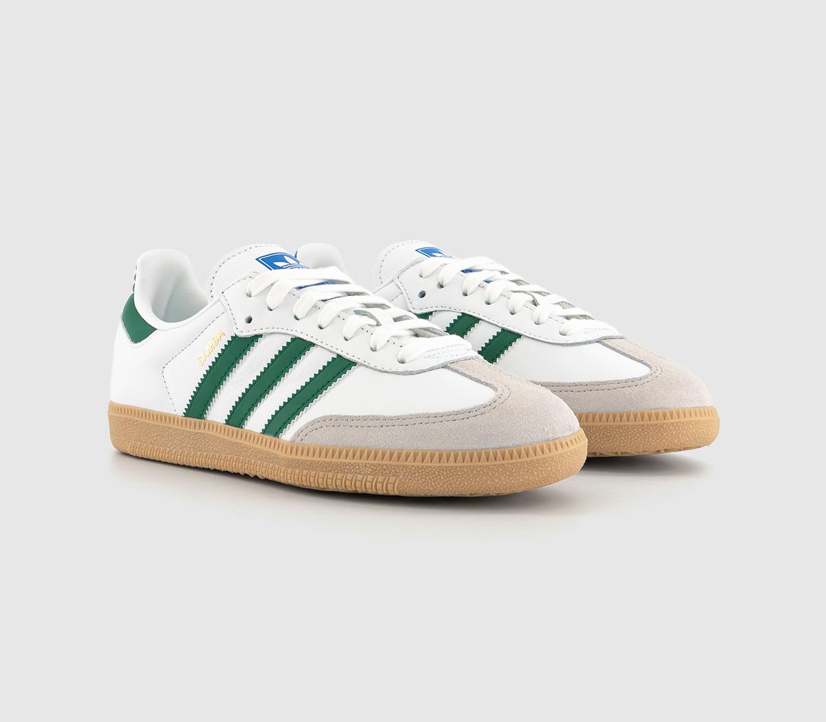 adidas Samba OG Trainers adidas Samba OG Trainers White Collegiate Green Gum