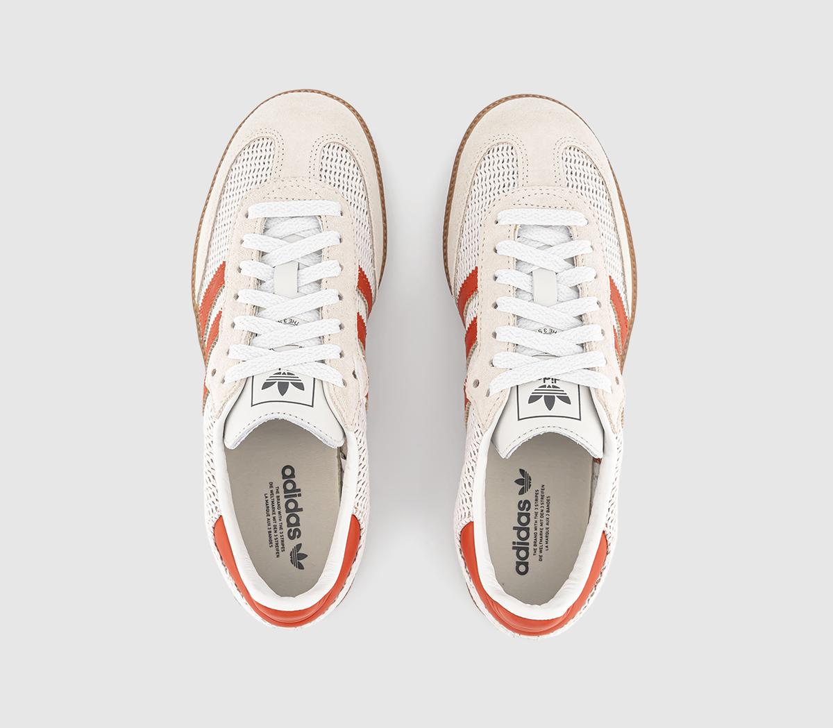 adidasSamba OG TrainersCrystal White  Preloved Red  Gum