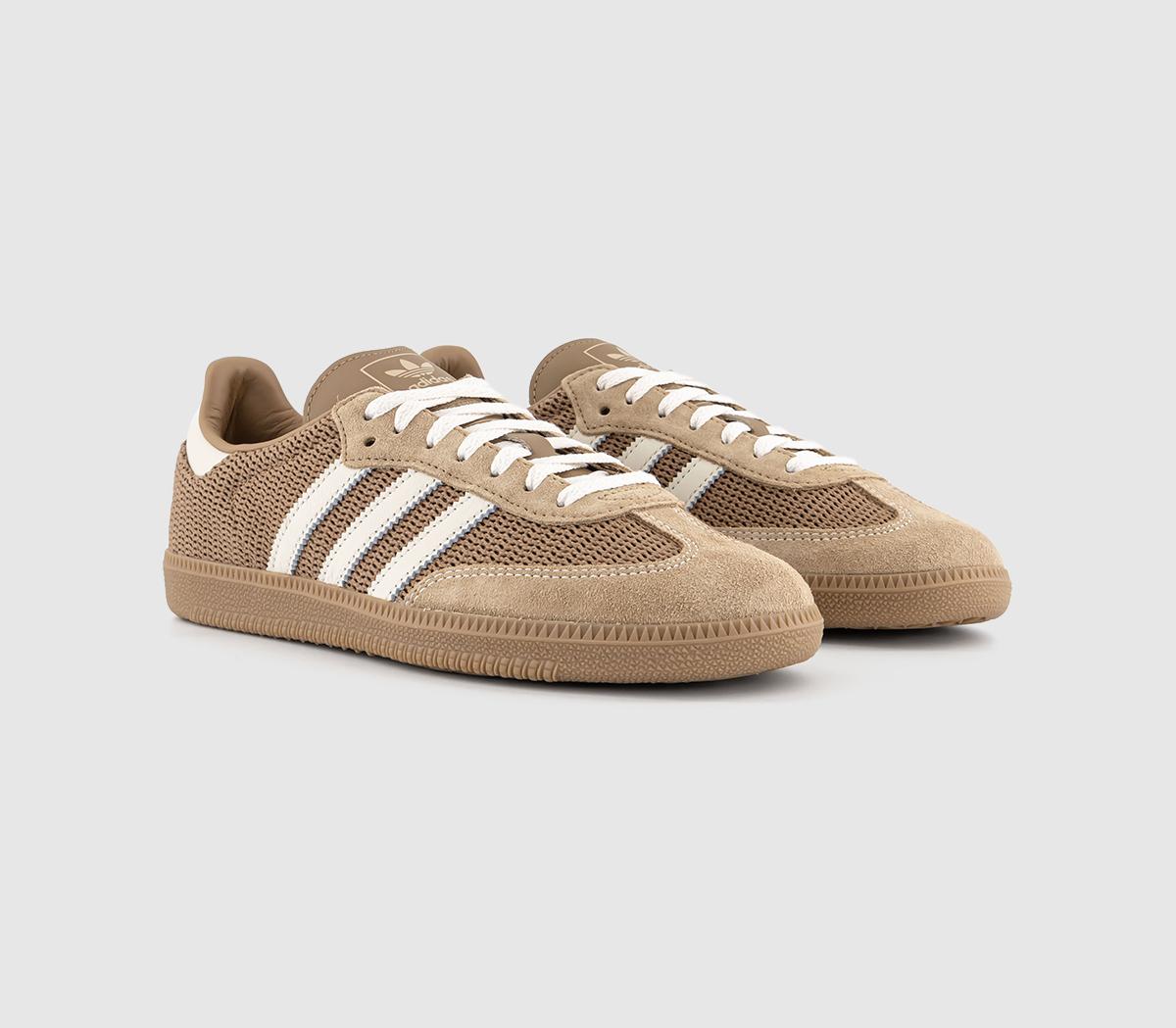adidas Samba OG 24cmマロンクリーム adidas Samba OG Trainers Cardboard Chalk White Brown Desert