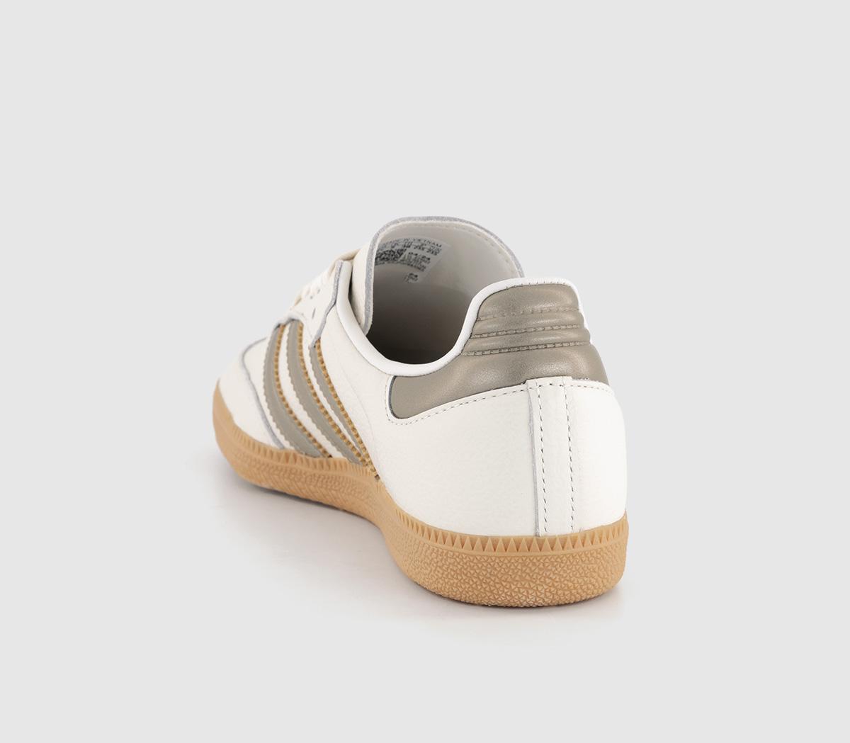 adidasSamba OG Trainers adidasSamba OG TrainersOffwhite Cyber Metallic Wonder Gold Metallic