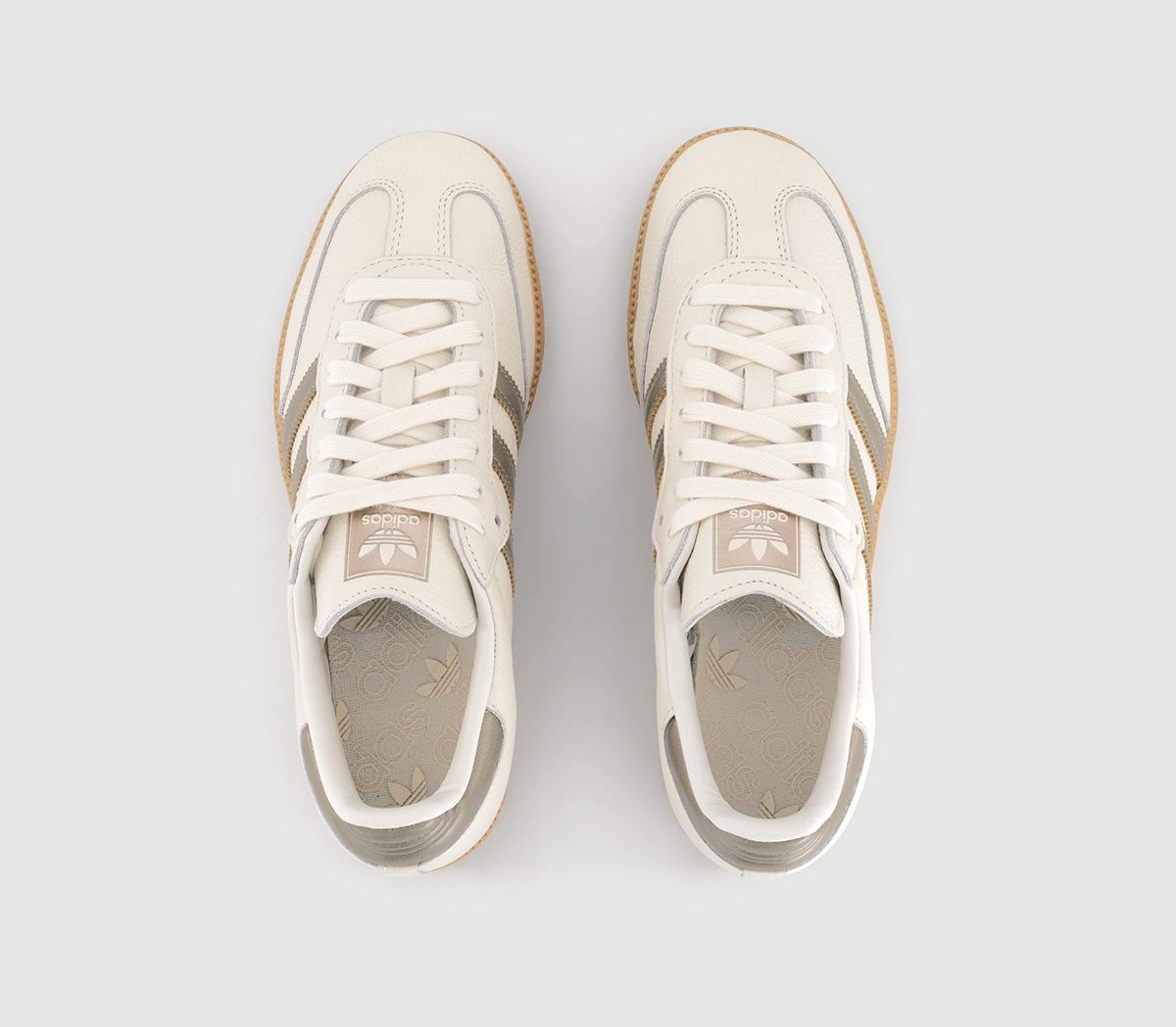 adidasSamba OG Trainers adidasSamba OG TrainersOffwhite Cyber Metallic Wonder Gold Metallic