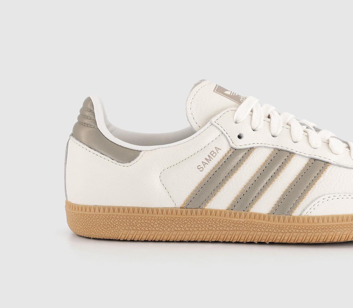 adidasSamba OG Trainers adidasSamba OG TrainersOffwhite Cyber Metallic Wonder Gold Metallic