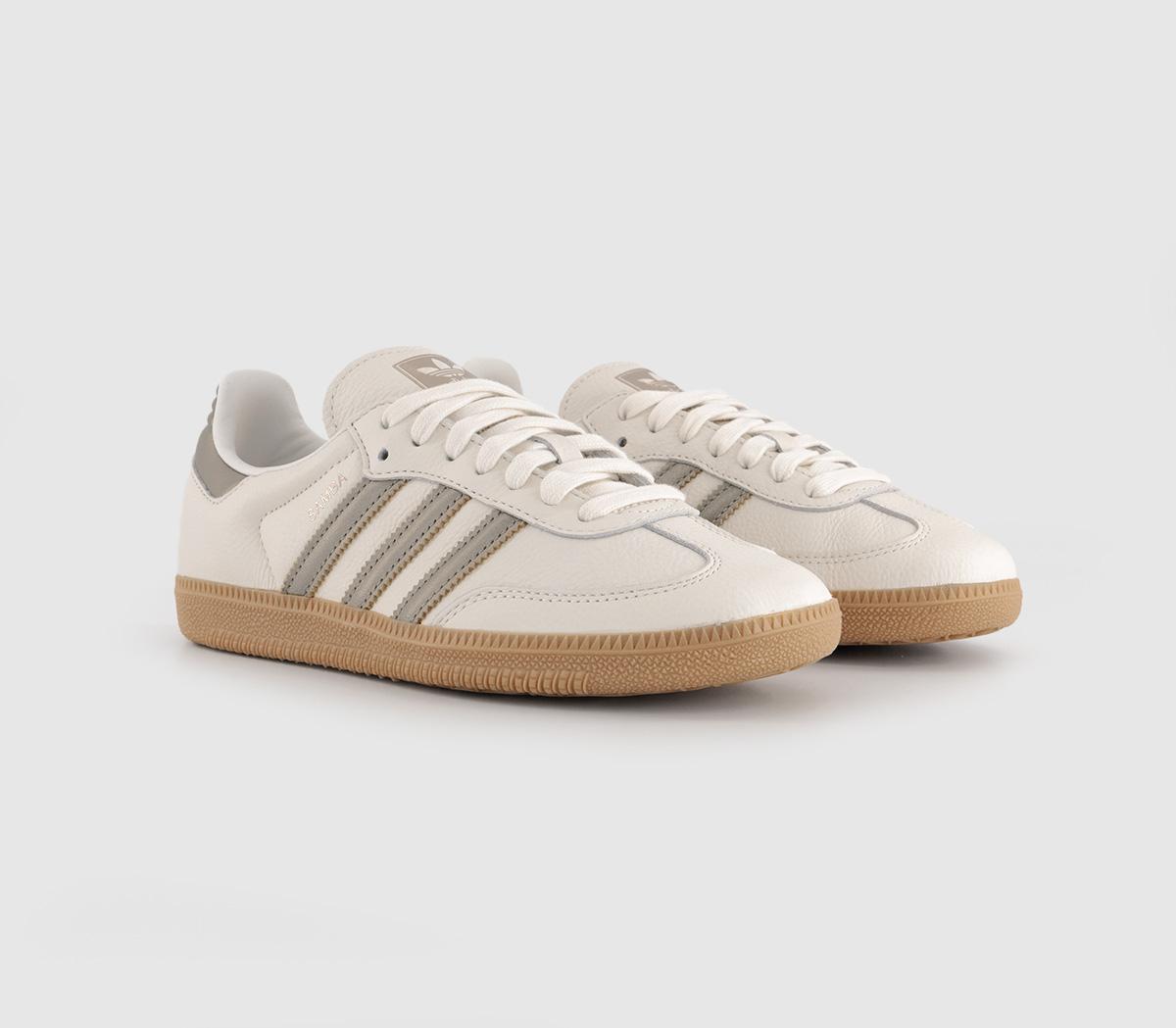 adidasSamba OG Trainers adidasSamba OG TrainersOffwhite Cyber Metallic Wonder Gold Metallic
