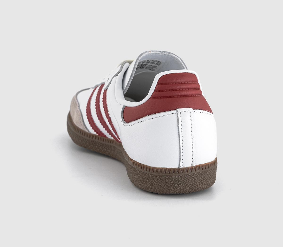 adidasSamba OG Trainers adidasSamba OG TrainersWhite Preloved Ruby Clear Granite