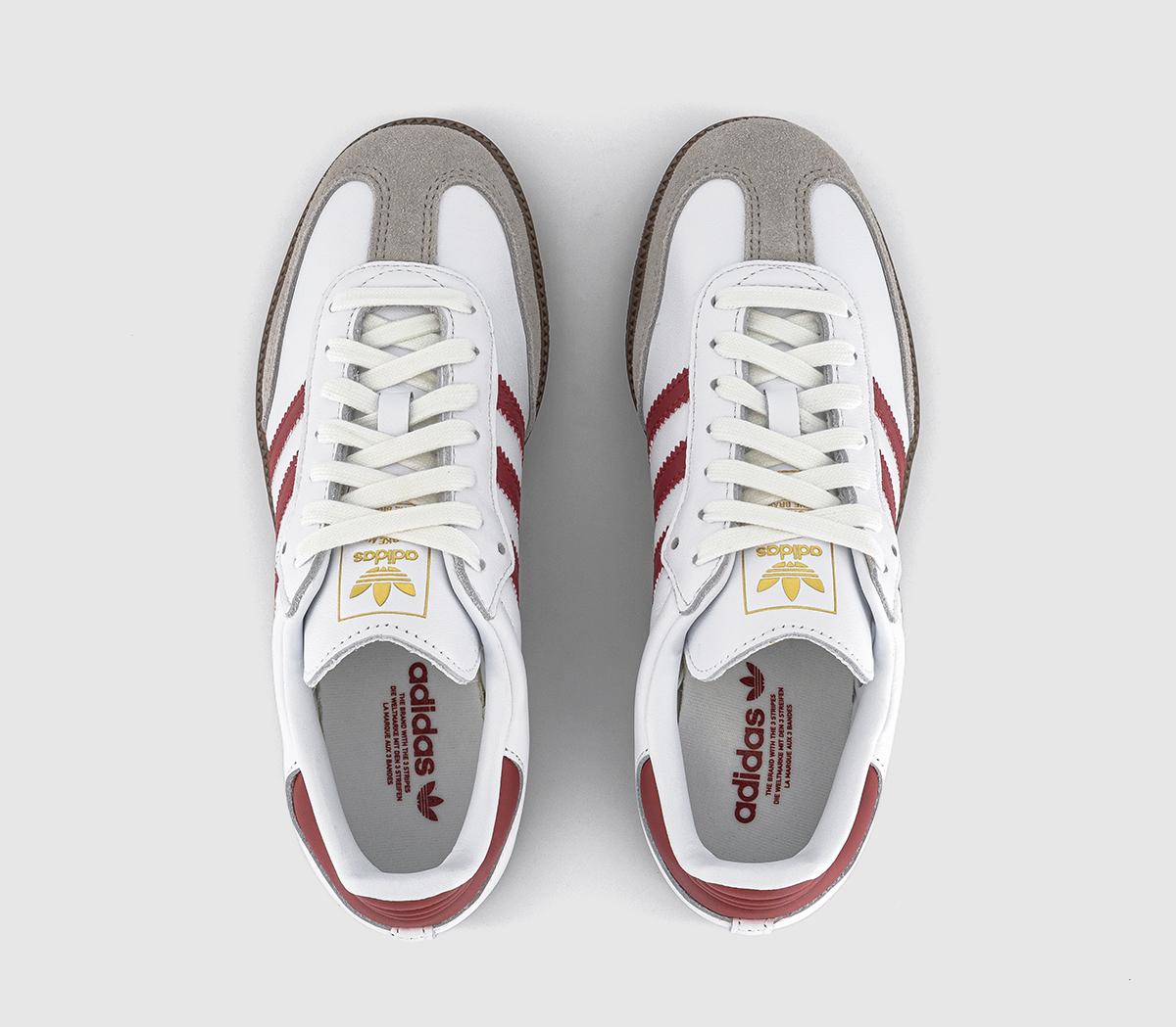 adidasSamba OG Trainers adidasSamba OG TrainersWhite Preloved Ruby Clear Granite