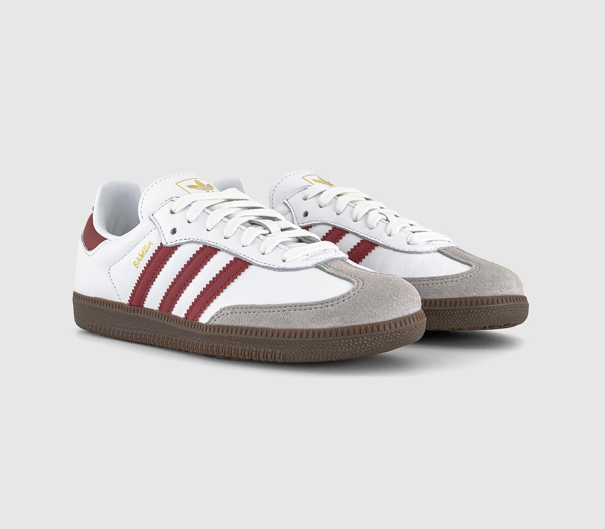 adidasSamba OG Trainers adidasSamba OG TrainersWhite Preloved Ruby Clear Granite