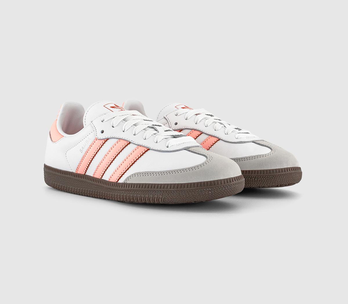 adidas Samba OG Trainers adidas Samba OG Trainers White Clear Orange Semi Coral