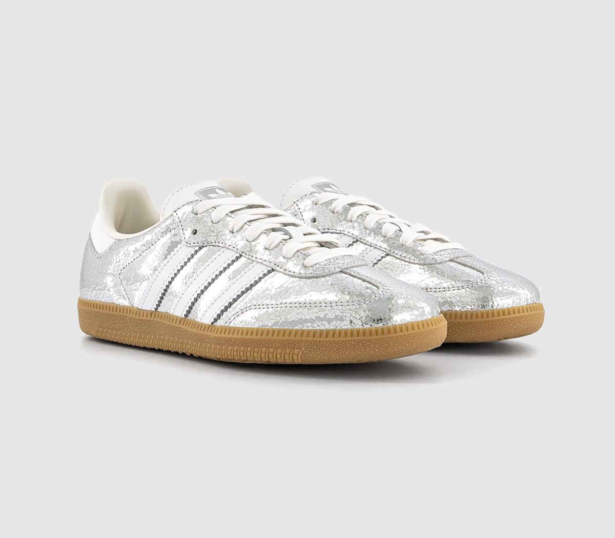 adidasSamba OG Trainers adidasSamba OG TrainersSilver Metalic White White