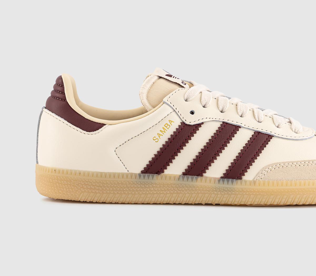 adidasSamba OG TrainersWonder White Shadow Red Gum
