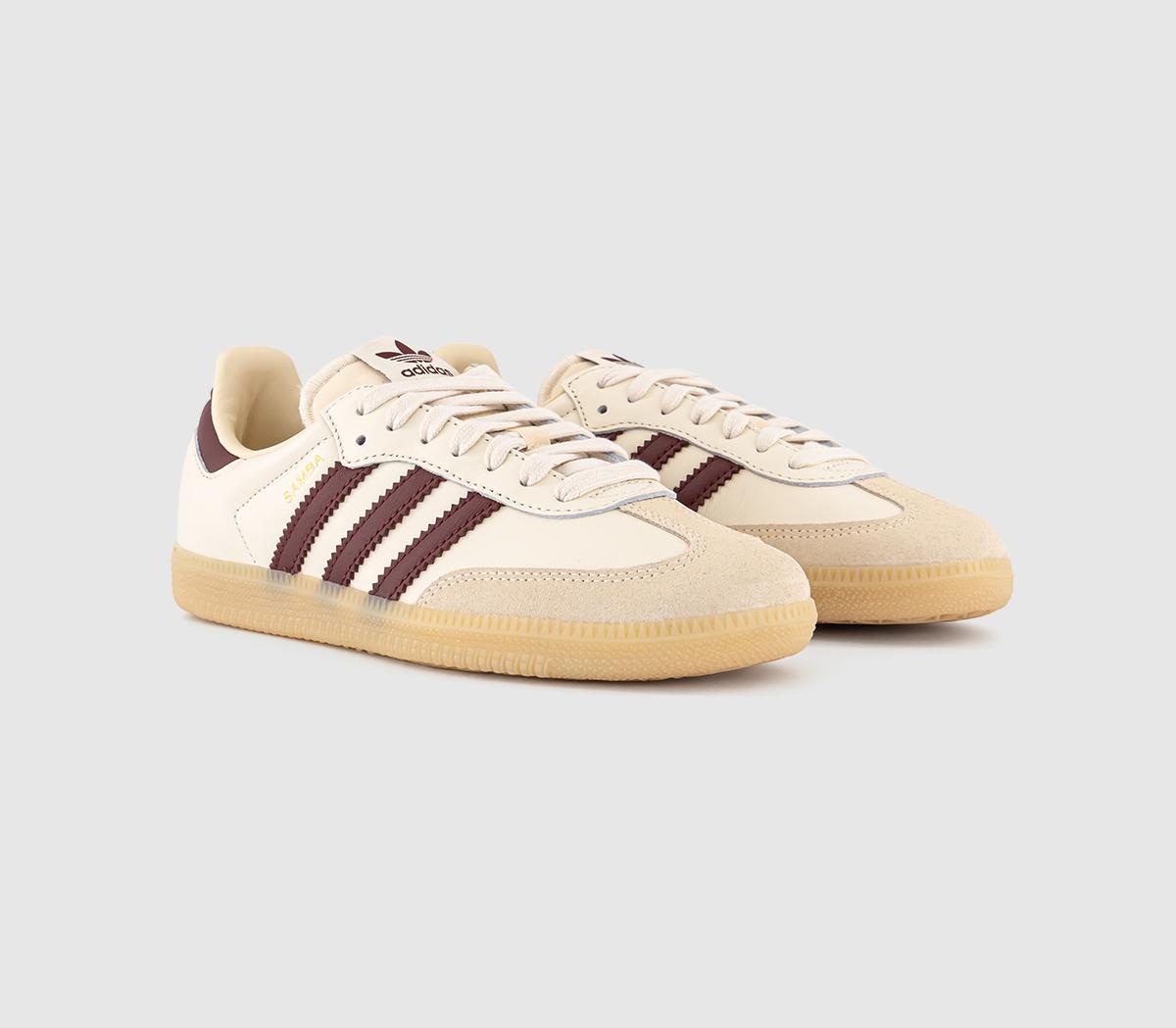 adidasSamba OG TrainersWonder White Shadow Red Gum
