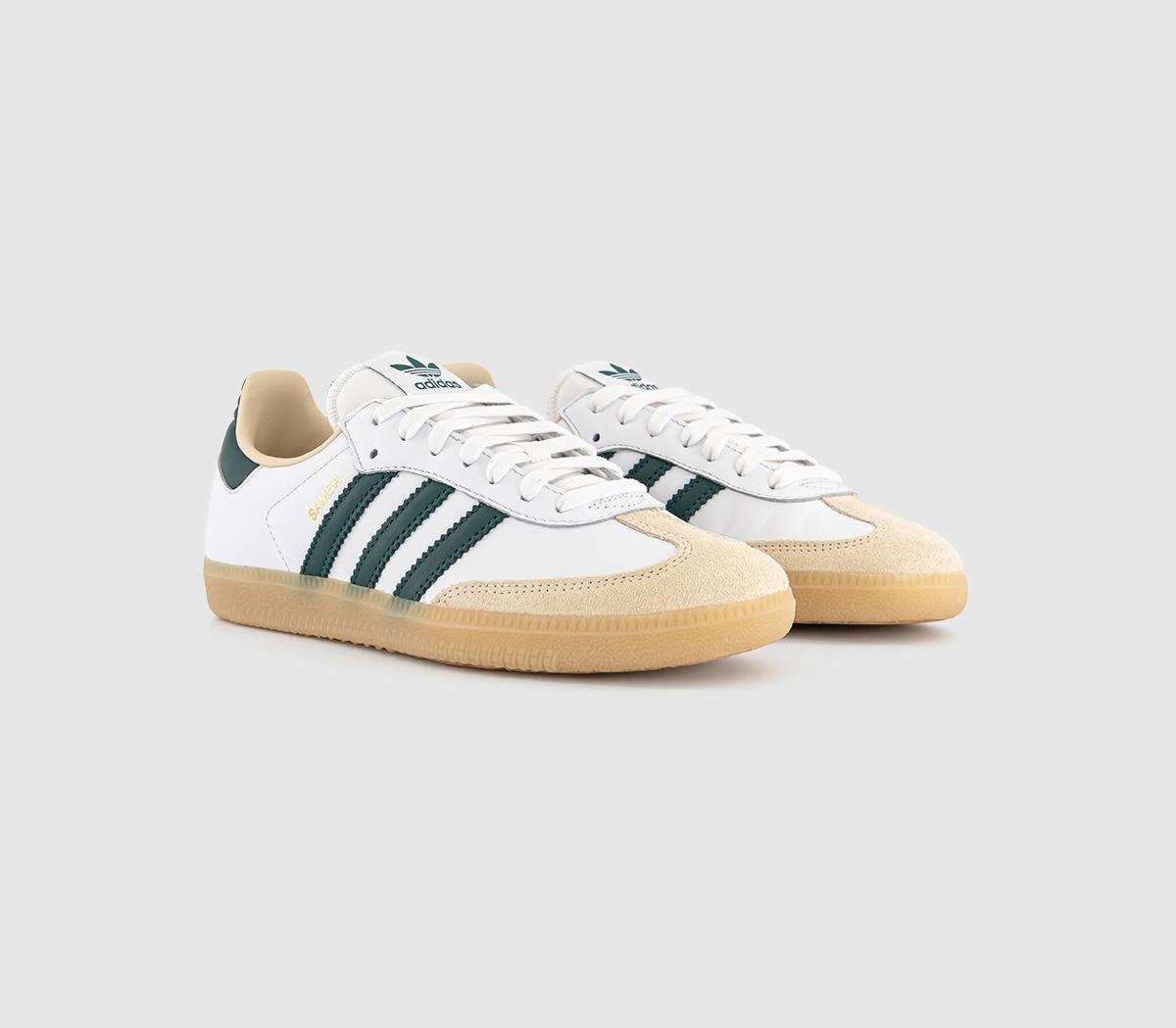 adidasSamba OG TrainersWhite Yellow Collegiate Green Gum