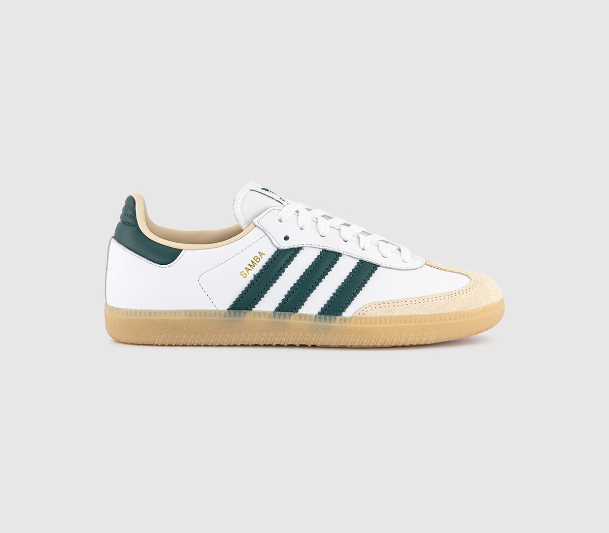 adidasSamba OG Trainers adidasSamba OG TrainersWhite Yellow Collegiate Green Gum