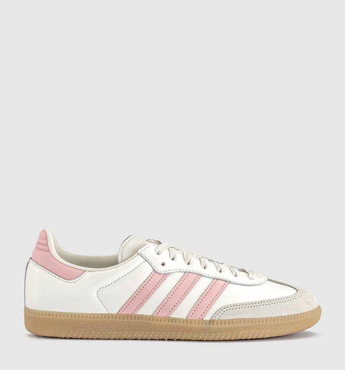 adidas Samba OG Trainers Offwhite Sandy Pink Gum