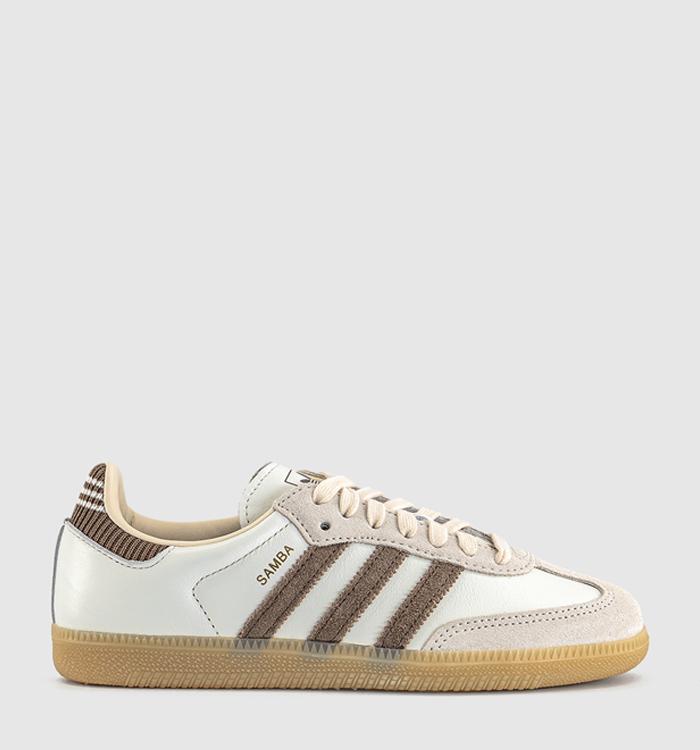 adidas Samba OG Trainers Cloud White Earth Strata Gum