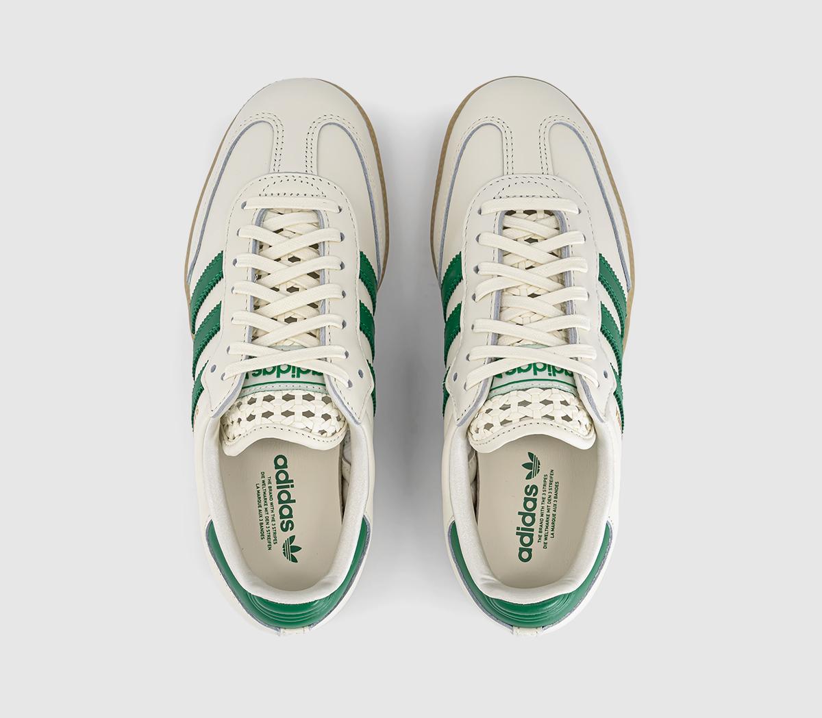 adidasSamba OG TrainersOffwhite Green Gold Metallic