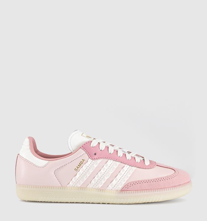 adidas Samba OG Trainers Wonder Quartz Offwhite Wonder Mauve