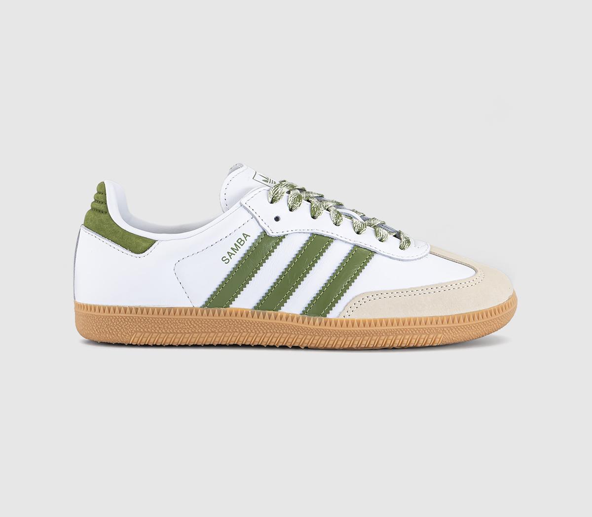 adidasSamba OG TrainersWhite Olive Gum