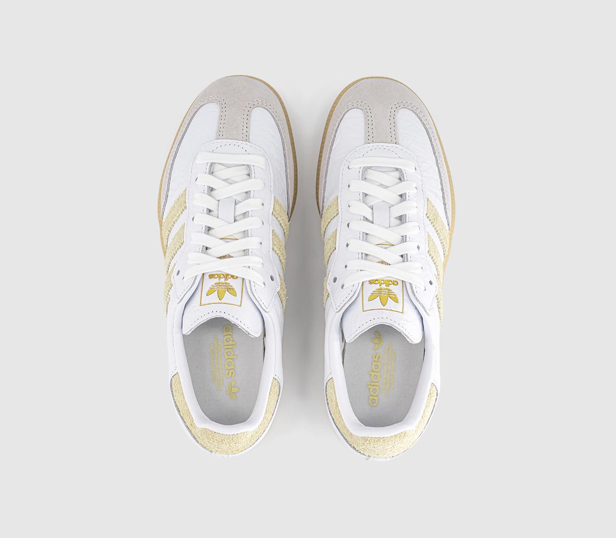 adidasSamba OG TrainersWhite Sail Yellow Gum