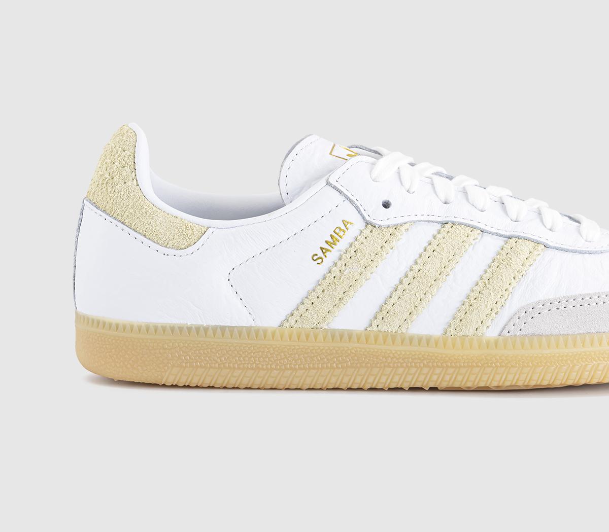 adidasSamba OG TrainersWhite Sail Yellow Gum