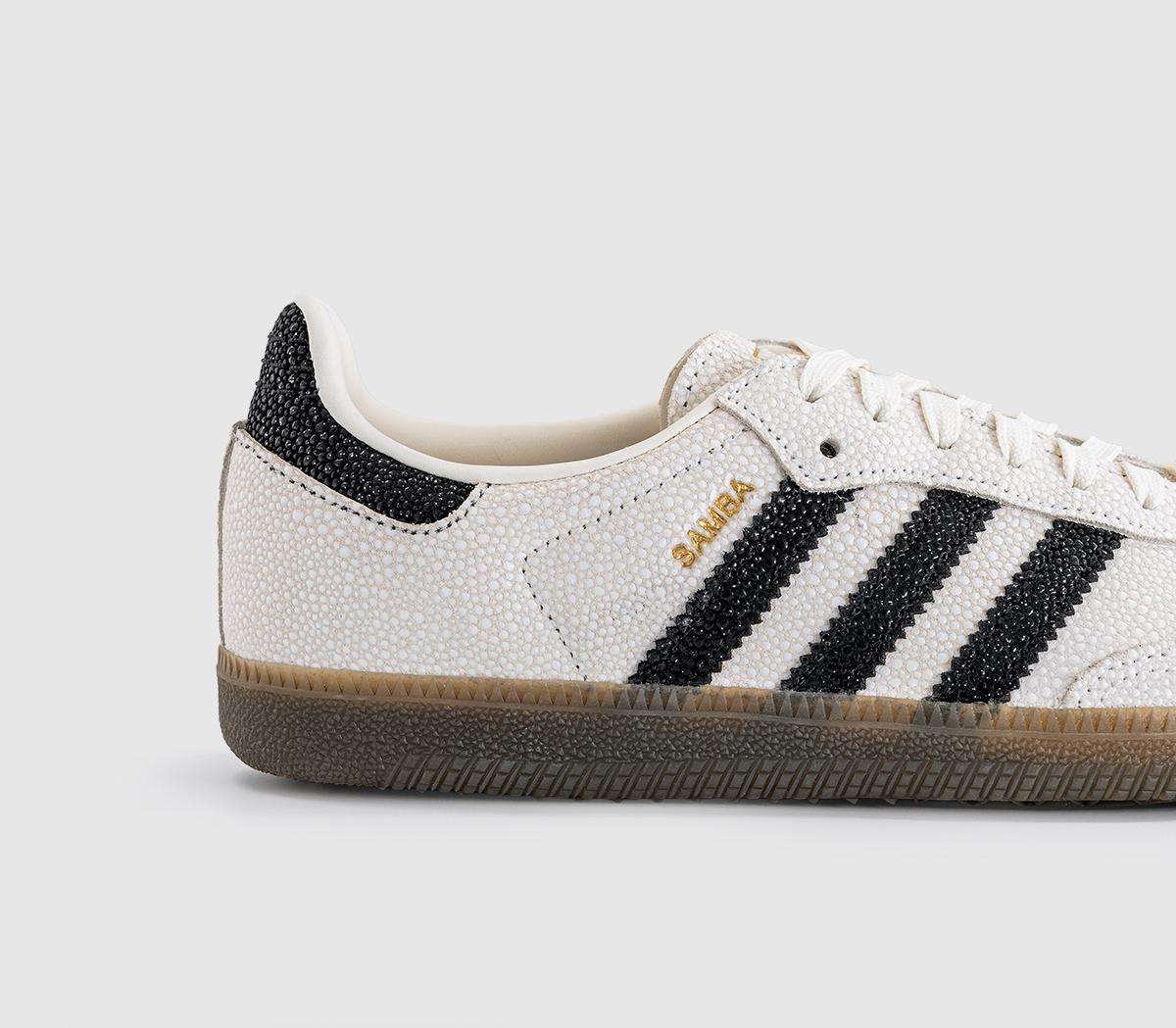 adidasSamba OG TrainersPebble Cloud White Black Gum