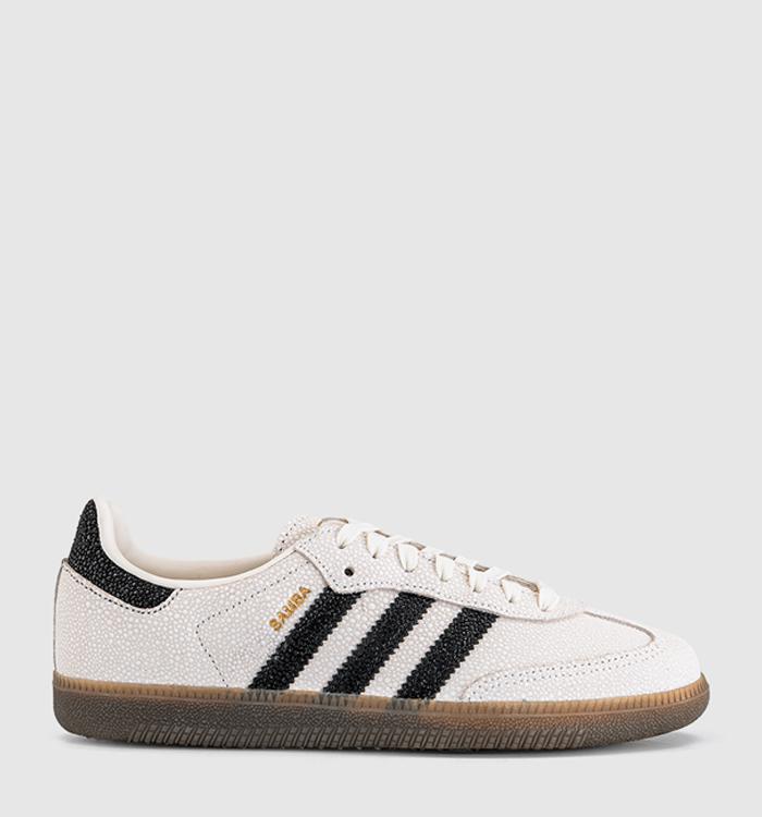 adidas Samba OG Trainers Pebble Cloud White Black Gum