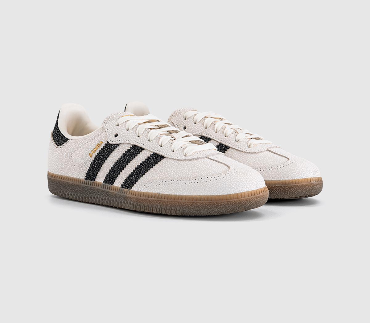 adidasSamba OG TrainersPebble Cloud White Black Gum