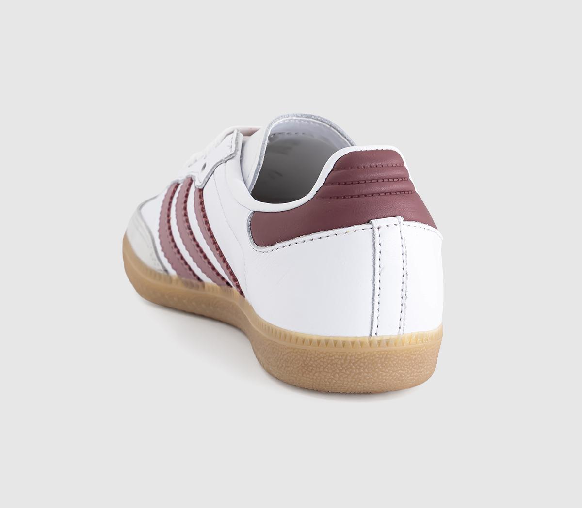 adidasSamba OG TrainersWhite Magic Mauve Quiet Crimson