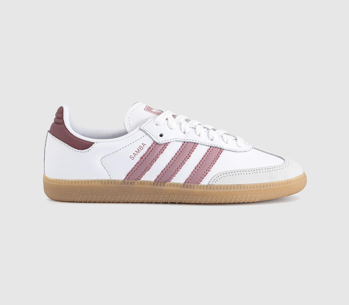 adidasSamba OG TrainersWhite Magic Mauve Quiet Crimson
