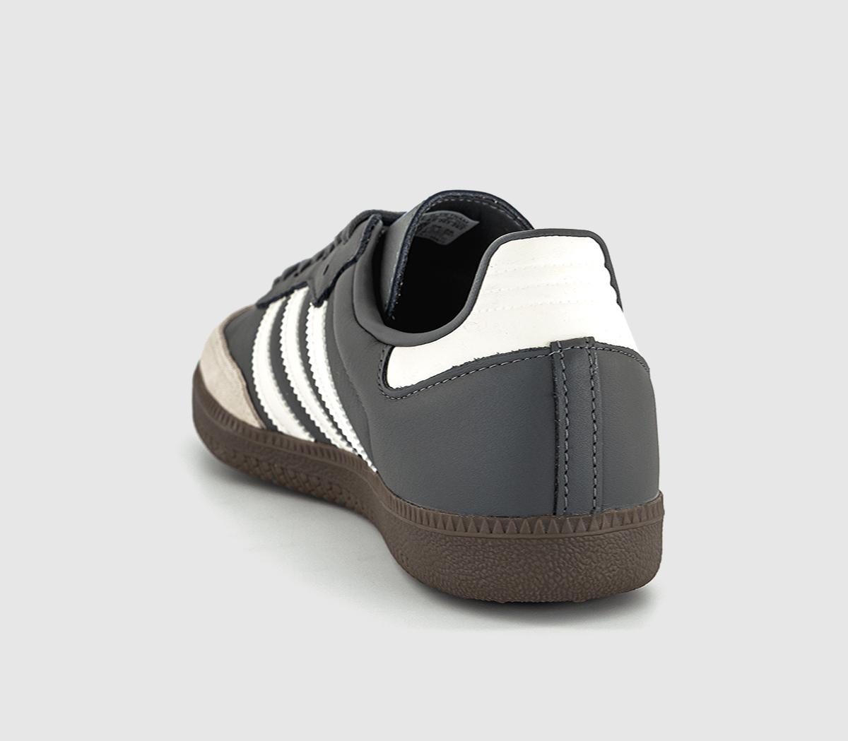 adidas Samba OG Trainers Grey White Gum - adidas Samba