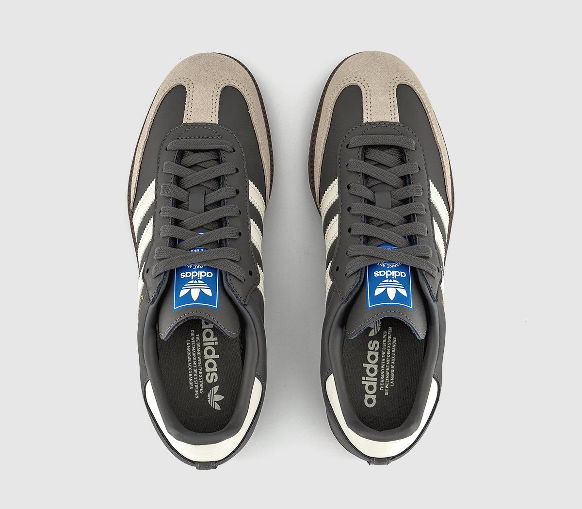 adidas Samba OG Trainers Grey White Gum - adidas Samba