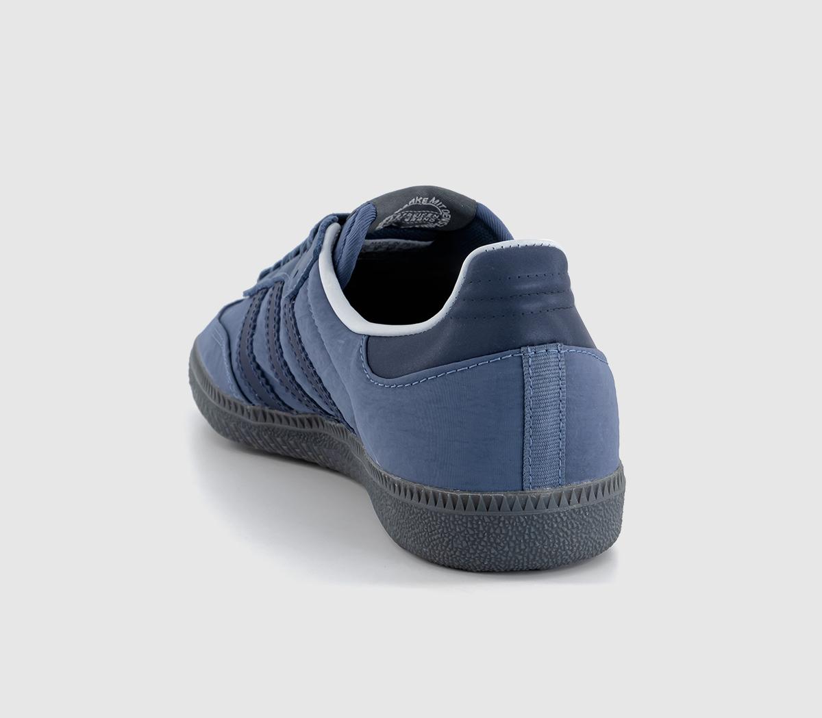 adidas Samba OG Trainers Blue Grey Six - Men's Trainers