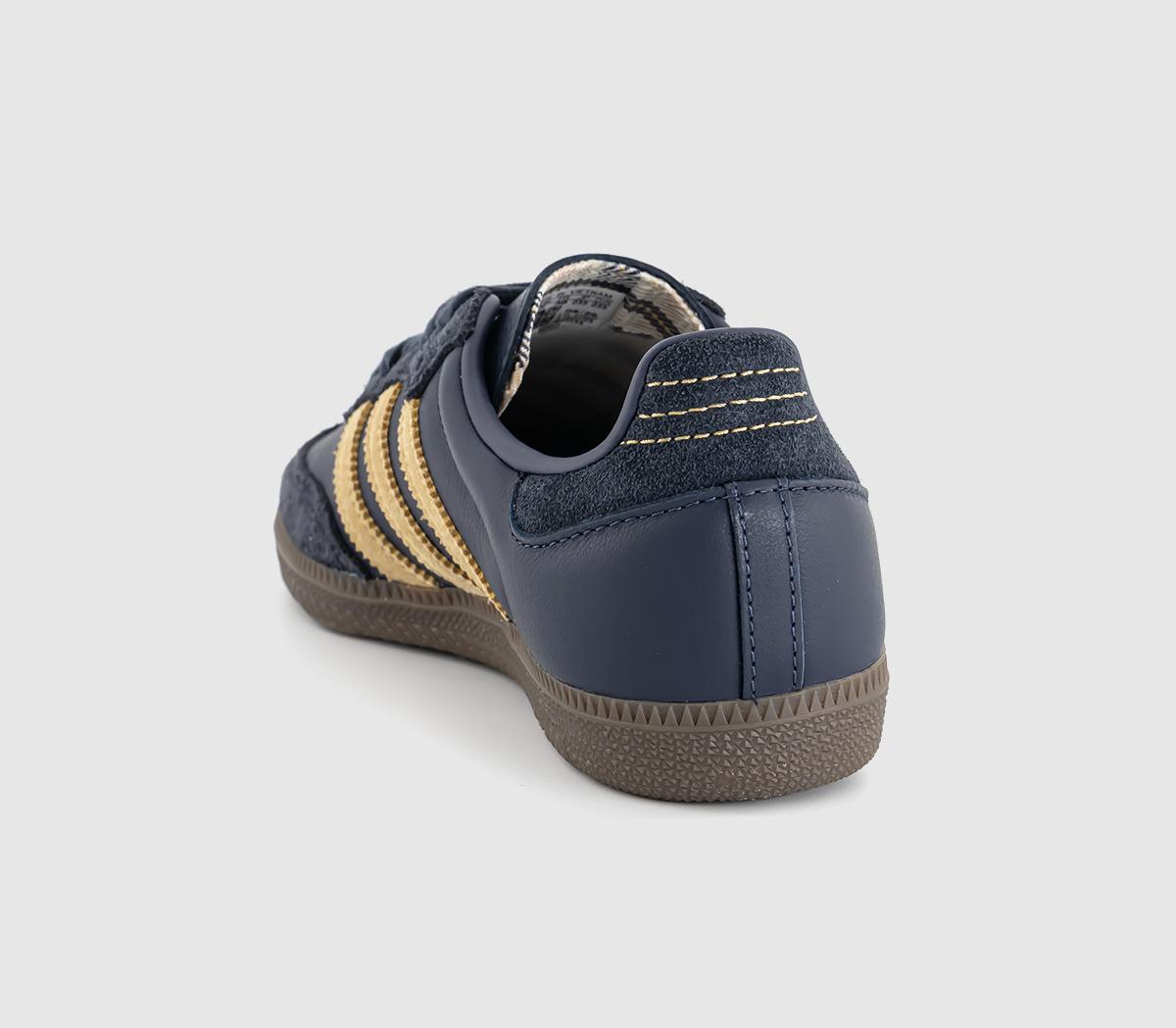 adidasSamba OG TrainersShadow Navy Golden Beige