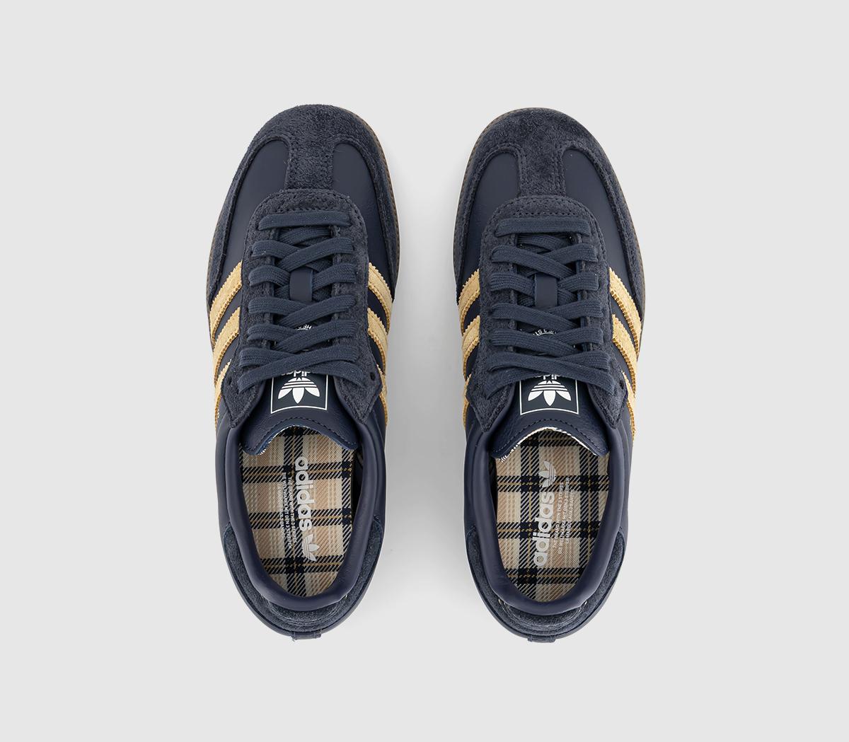 adidasSamba OG TrainersShadow Navy Golden Beige